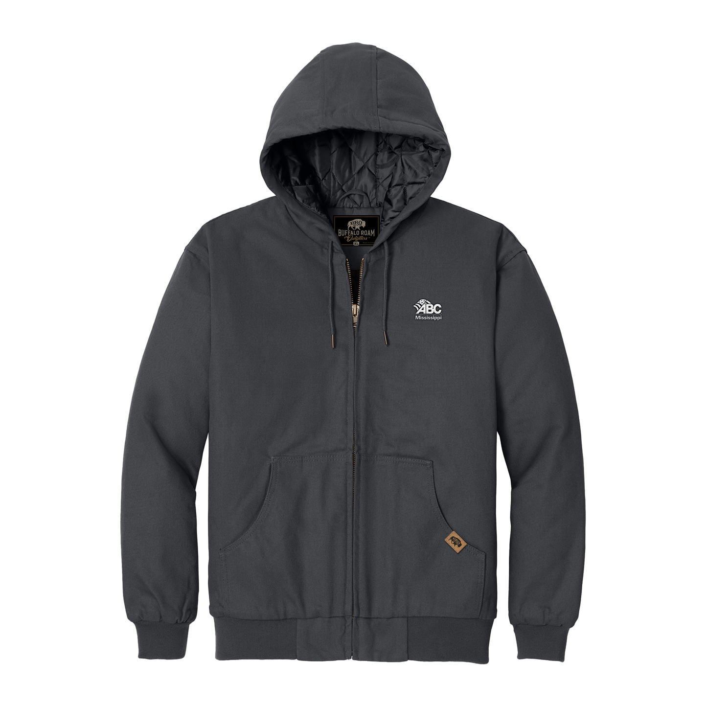 ABC Mississippi BRO Insulated Duck Cloth Hooded Work Jacket