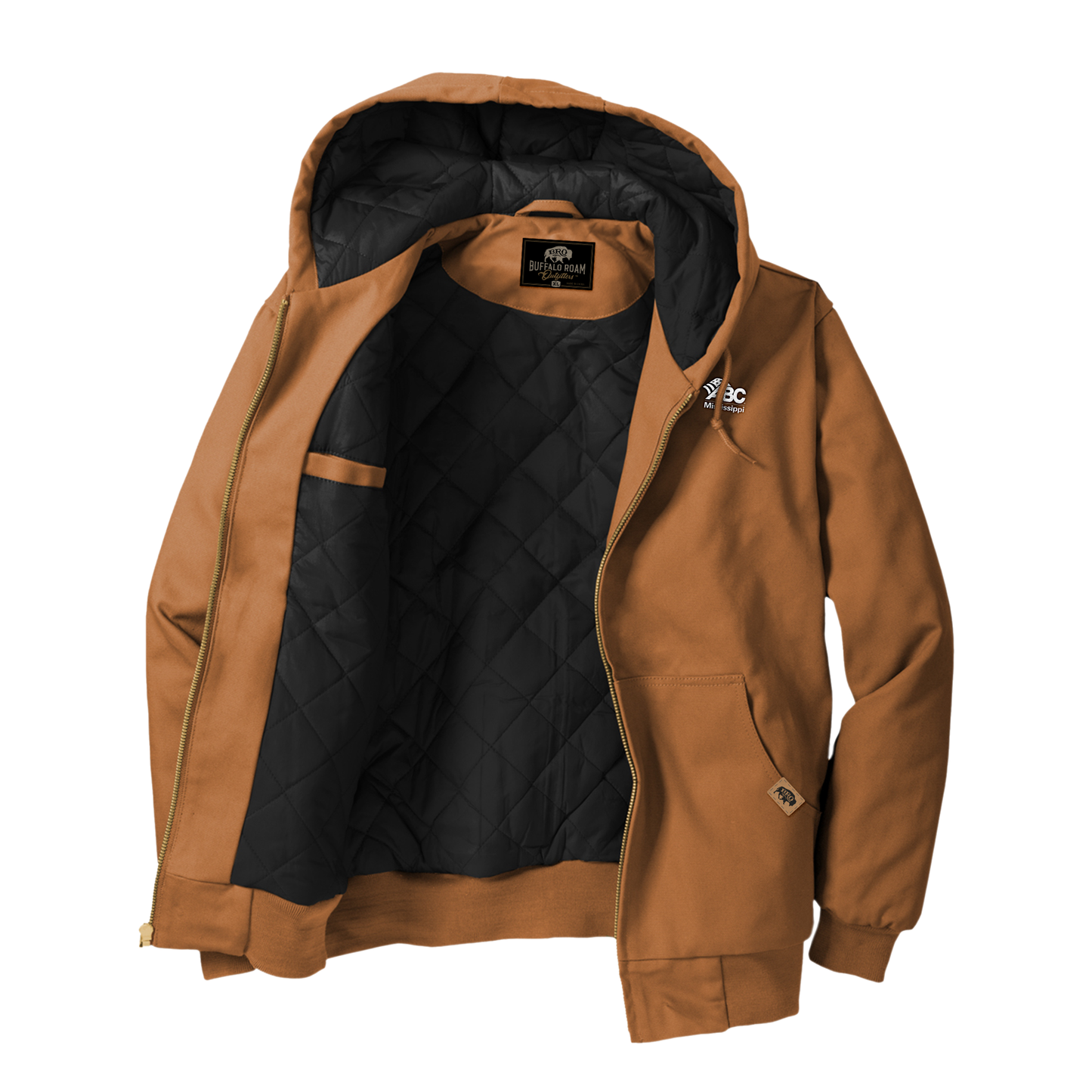 ABC Mississippi BRO Insulated Duck Cloth Hooded Work Jacket