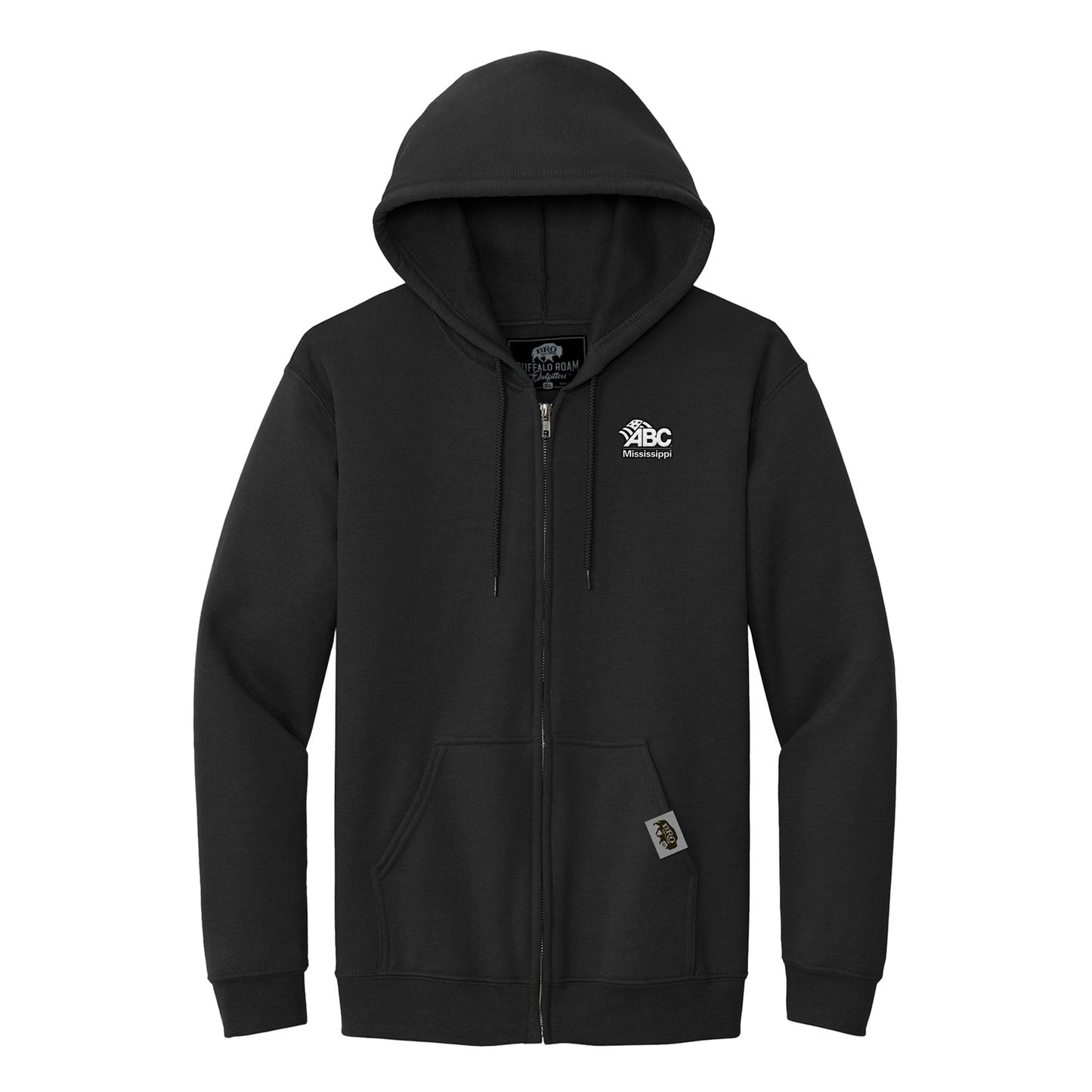 ABC Mississippi BRO Midweight Hoodie With Zipper